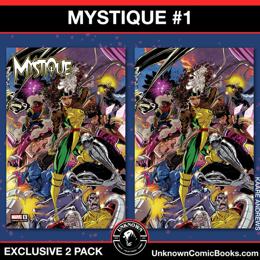 [2 PACK] MYSTIQUE #1 KAARE ANDREWS CONNECTING COVER EXCLUSIVE VAR (10/16/2024)
