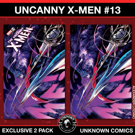 [2 pack] Uncanny X-men #13 Alexander Lozano Exclusive Var (04/09/2025)