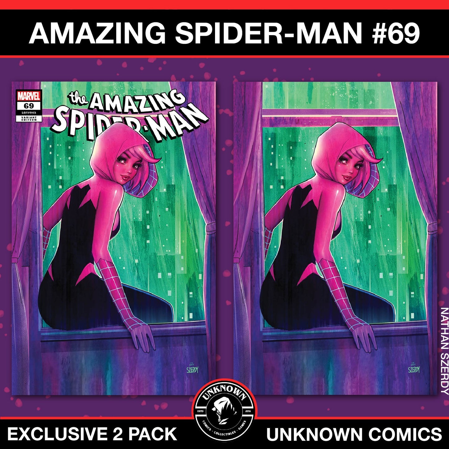 [2 PACK] Amazing Spider-Man #69 Nathan Szerdy Exclusive Var (03/12/2025)