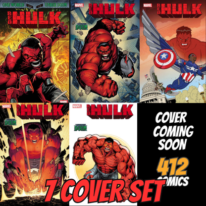 RED HULK #1  - 7 COVER SET (PRESALE 2/26/25)