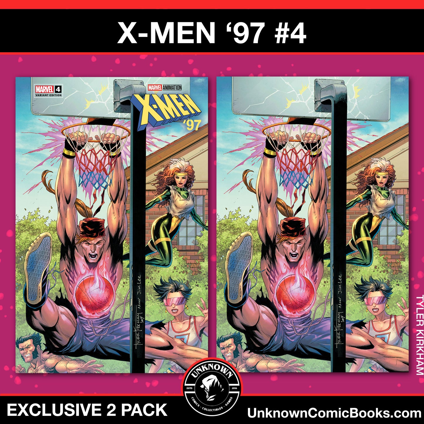 [2 Pack] X-Men '97 #4 Tyler Kirkham Exclusive Var (06/26/2024)