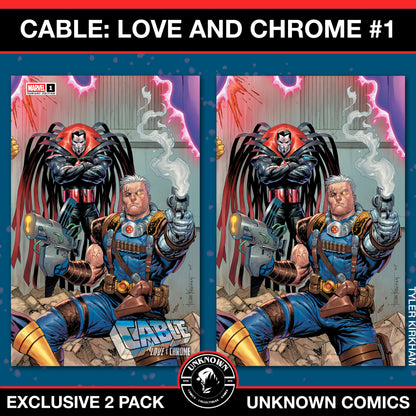 [2 PACK] Cable: Love & Chrome #1 Tyler Kirkham Connecting Cover Exclusive Var (01/01/2025)
