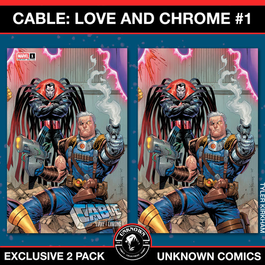 [2 PACK] Cable: Love & Chrome #1 Tyler Kirkham Connecting Cover Exclusive Var (01/01/2025)