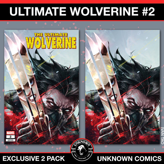 [2 PACK] Ultimate Wolverine #2 Exclusive Ivan Tao Var (02/19/2025)