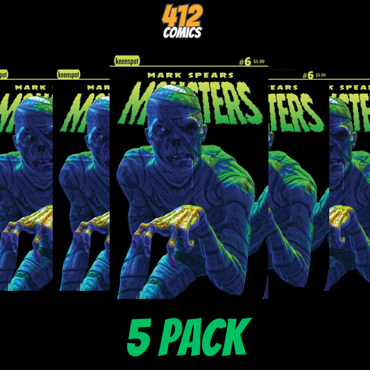 MARK SPEARS MONSTERS #6 CVR B THE CURSED MUMMY - 5 PACK (PRESALE 7/30/2025)
