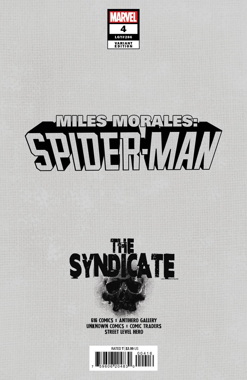 MILES MORALES: SPIDER-MAN #4 LUCIO PARRILLO (616) EXCLUSIVE VAR (03/29/2023)