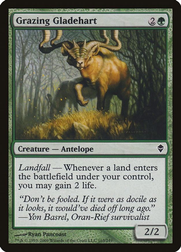 Grazing Gladehart | 163 | Zendikar