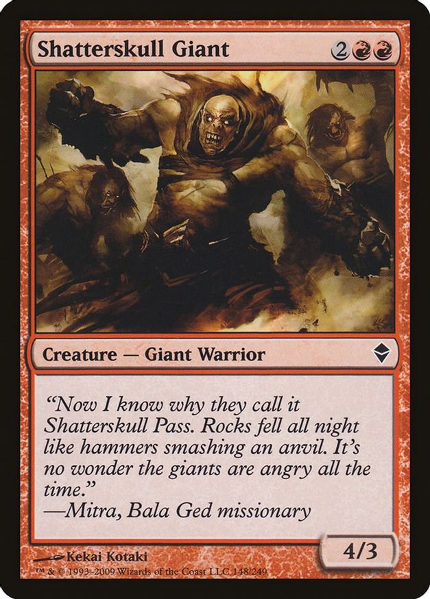 Shatterskull Giant | 148 | Zendikar