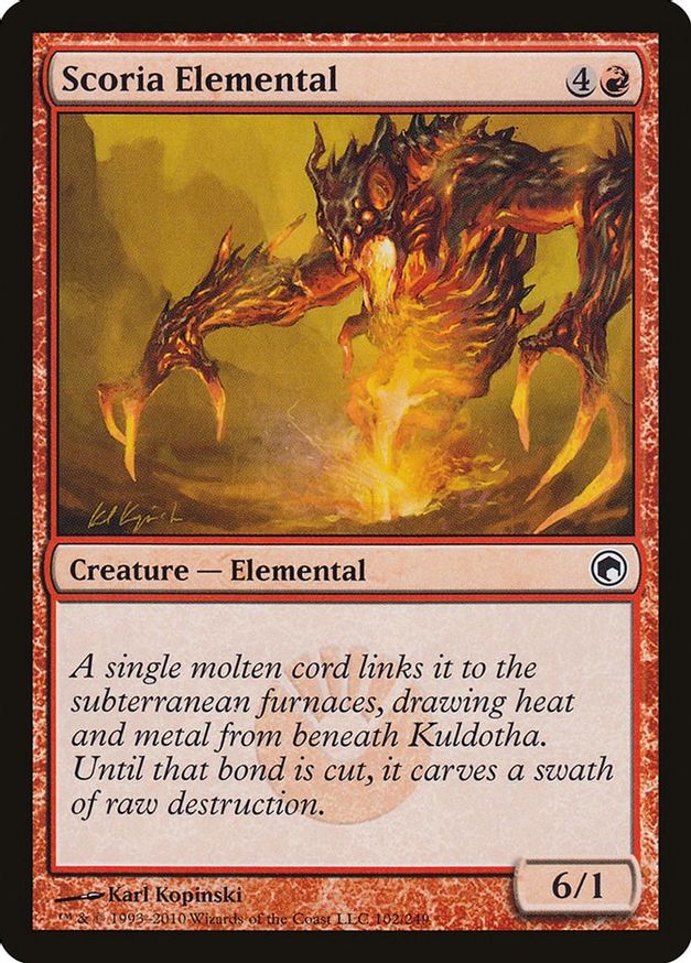 Scoria Elemental | 102 | Scars of Mirrodin