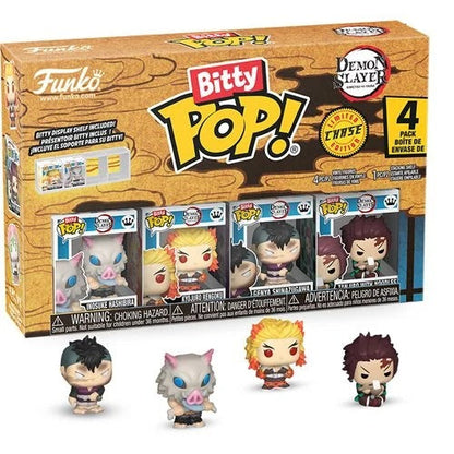 Funko Bitty Pop! Demon Slayer Mini-Figure 4-Pack Specialty - Select Figure(s)