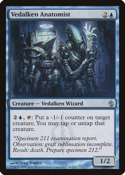 Vedalken Anatomist | 36 | Mirrodin Besieged