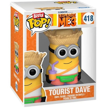 Funko Pop! Bitty Minions Pajama Bob and Tourist Dave Mini-Figure 2-Pack
