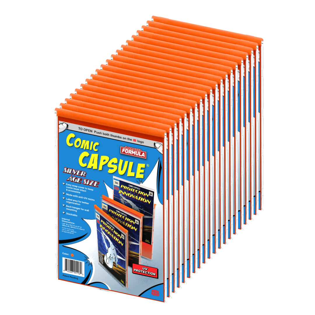 Orange SILVER Age Size ComicCapsule