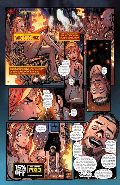 Faro: 1868 – Steampunk Jessica Rabbit Cover | Mature Full-Color Graphic Novel by Jose Varese