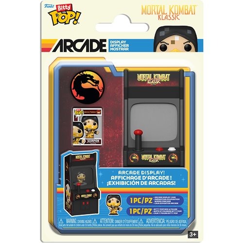 Funko Pop! Bitty - Mortal Kombat Scorpion Arcade Cabinet
