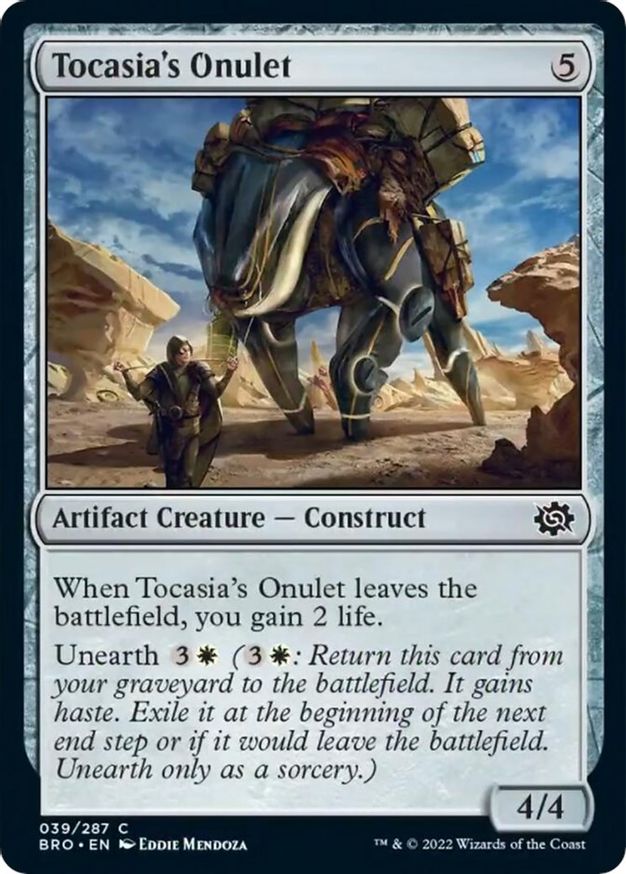Tocasia's Onulet | 39 | The Brothers' War