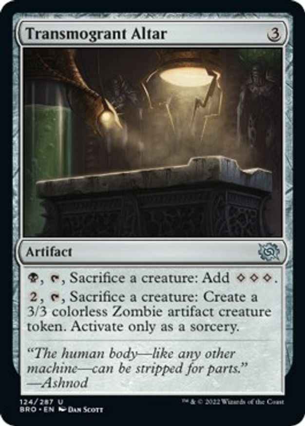 Transmogrant Altar | 124 | The Brothers' War