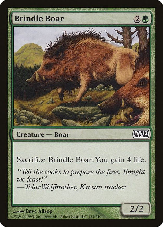 Brindle Boar | 167 | Magic 2012 (M12)