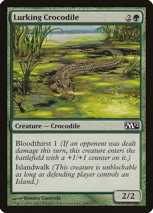 Lurking Crocodile | 184 | Magic 2012 (M12)