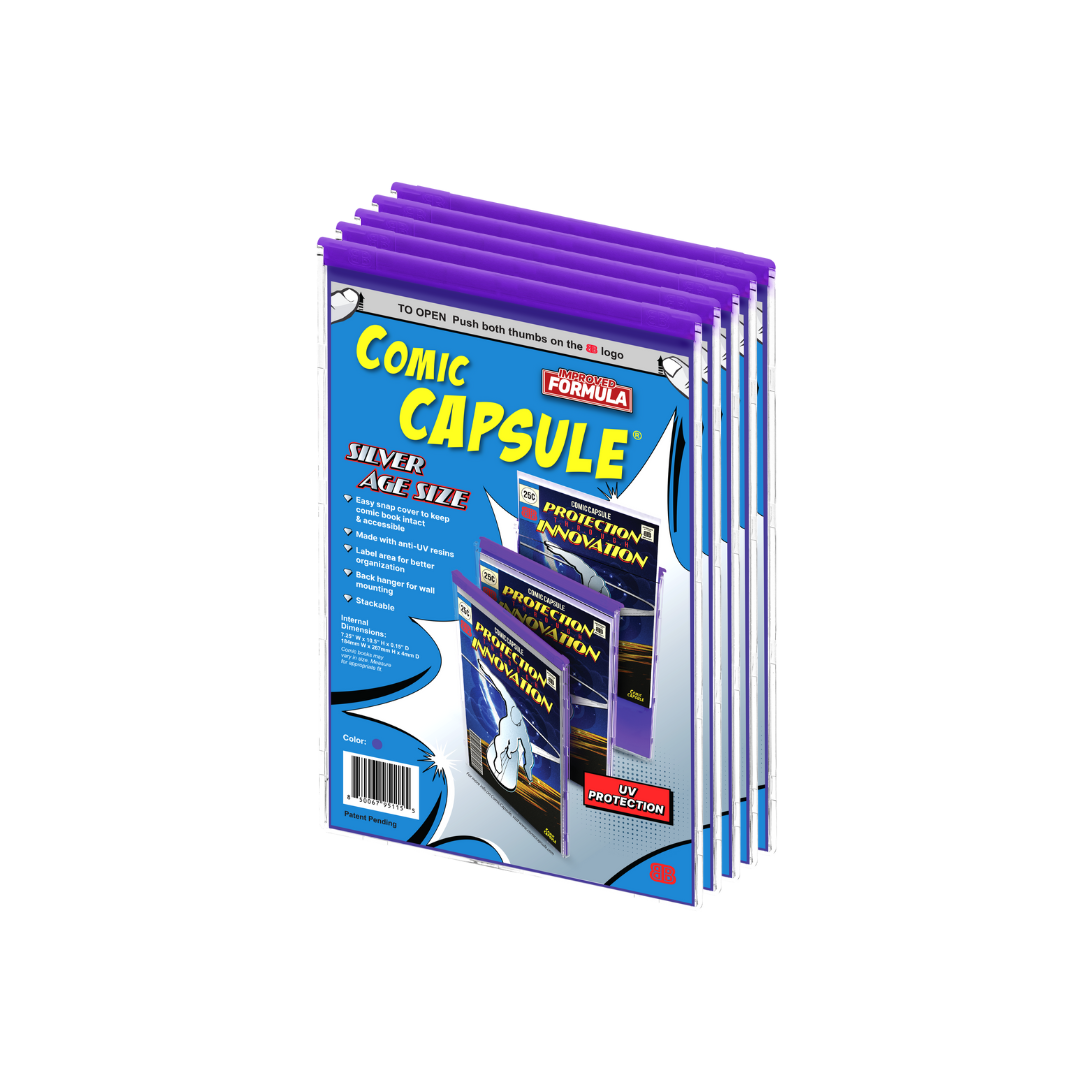 Purple SILVER Age Size ComicCapsule