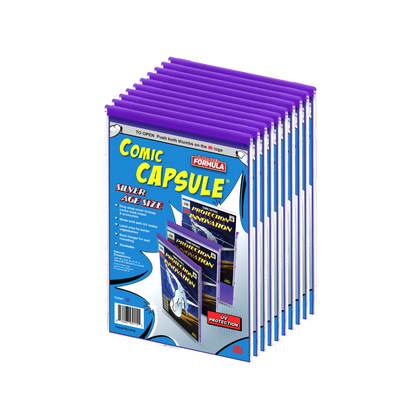 Purple SILVER Age Size ComicCapsule