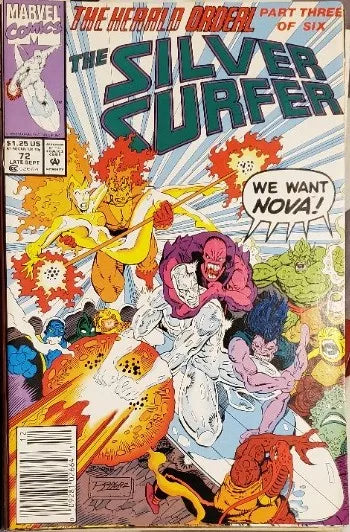 Silver Surfer, Vol. 3 #72B - VG/FN - Stock Photo