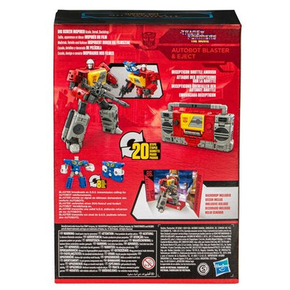 Transformers Studio Series 86 Voyager Class Transformers: The Movie Autobot Blaster & Eject Action Figure
