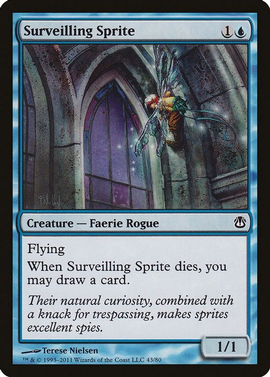 Surveilling Sprite | 43 | Duel Decks: Ajani vs. Nicol Bolas