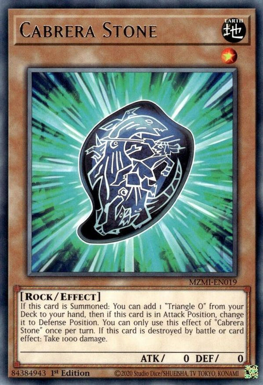 Cabrera Stone | MZMI-EN019