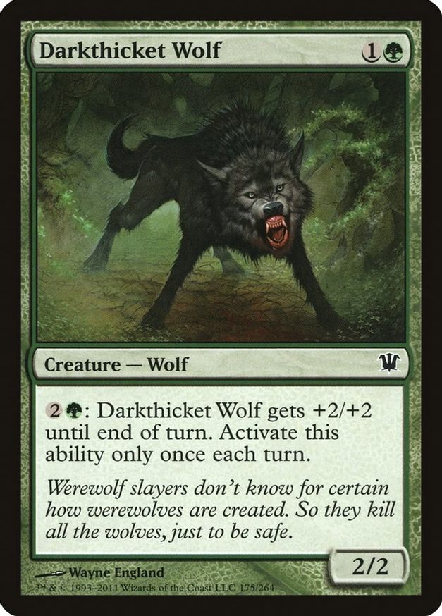 Darkthicket Wolf | 175 | Innistrad