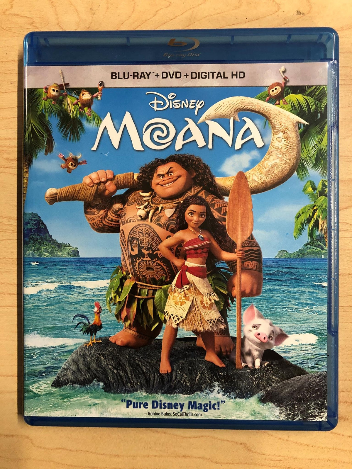 Moana (Blu-ray and DVD, Disney, 2016) - K8
