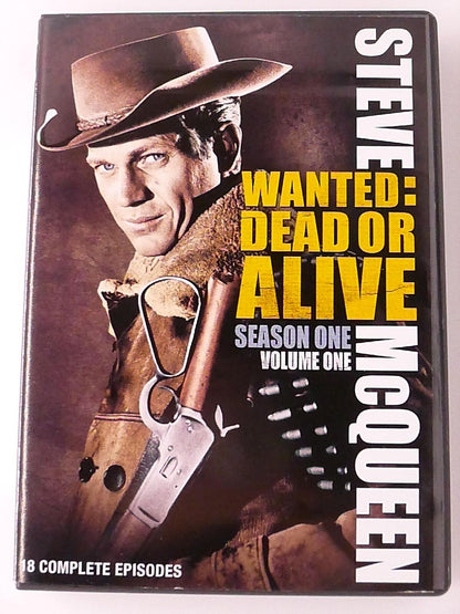 Wanted Dead or Alive - Season 1, Vol 1 (DVD, 1958, 2-Disc, 18 episodes) - K7