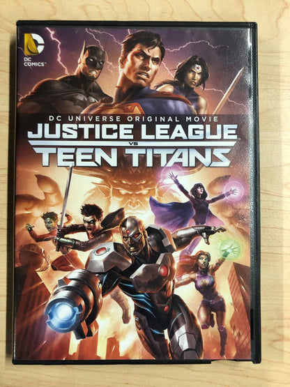 Justice League vs Teen Titans (DVD, DC Universe, 2016) - K7