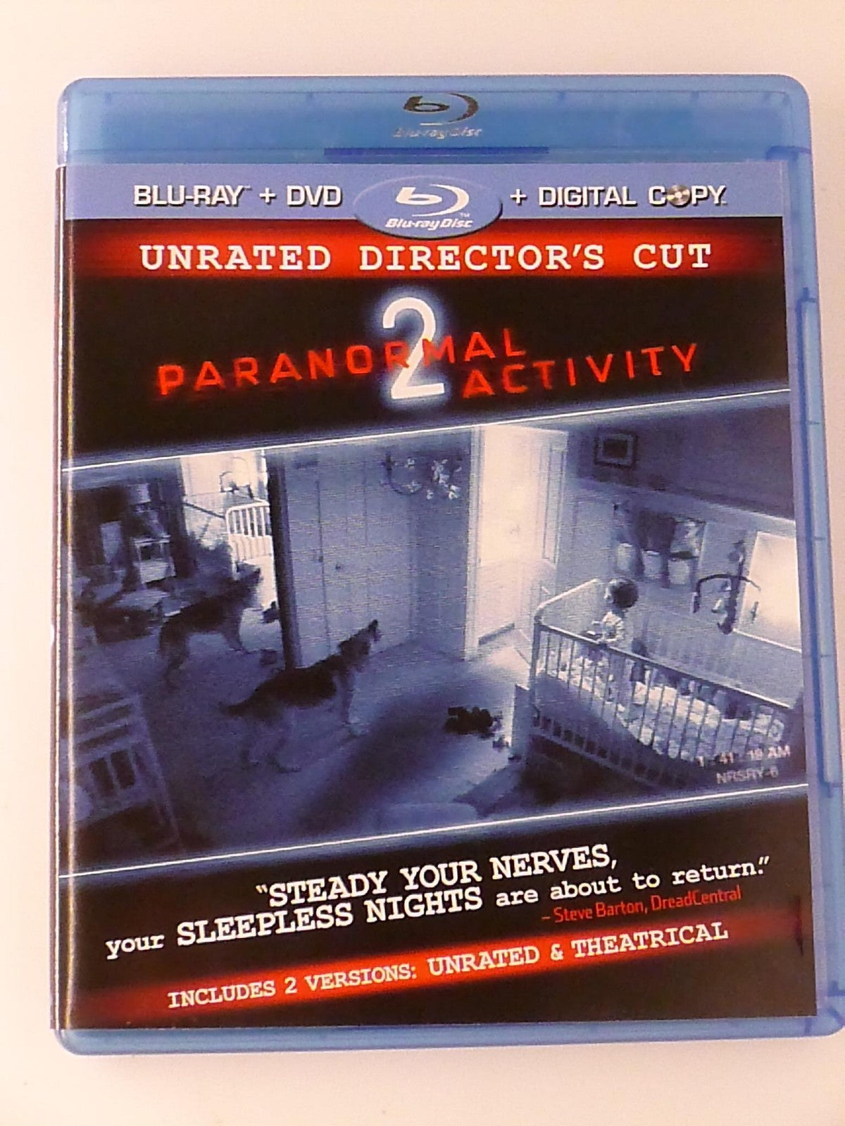 Paranormal Activity 2 (Blu-ray, DVD, unrated directors cut, 2010) - K9