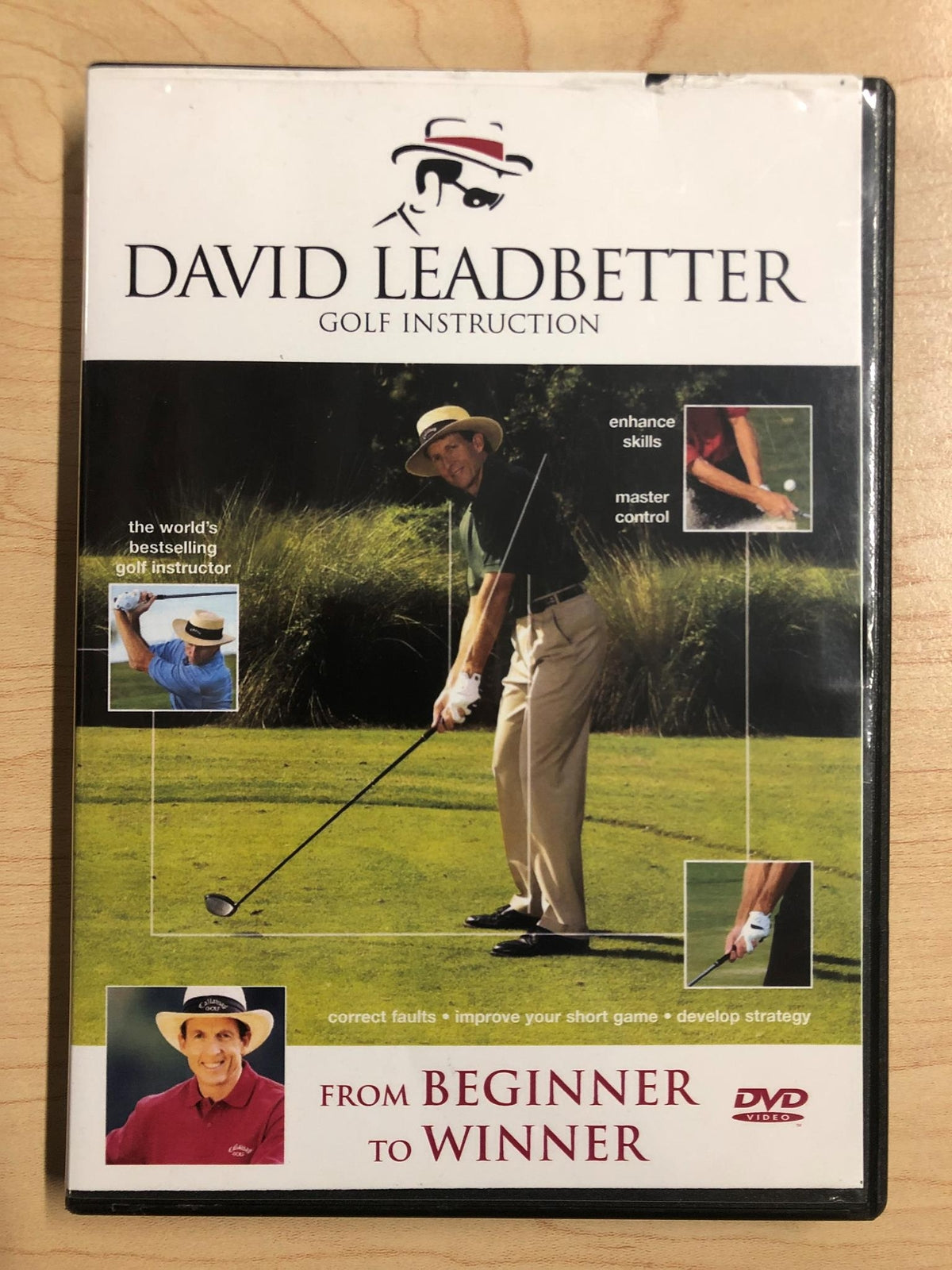 David Leadbetter Golf Instruction from Beginner to Winner (DVD, 2005) - K9