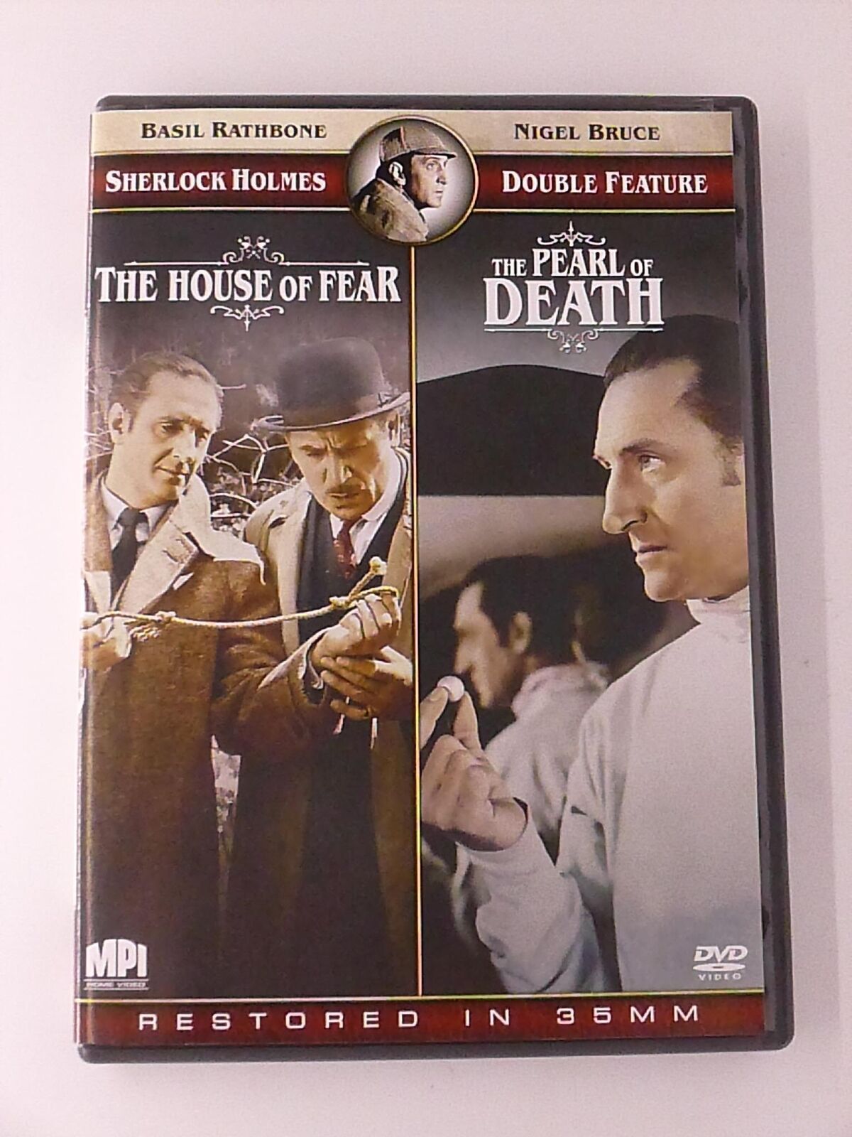 Sherlock Holmes - The House of Fear, The Pearl of Death (DVD, 2-film) - K7