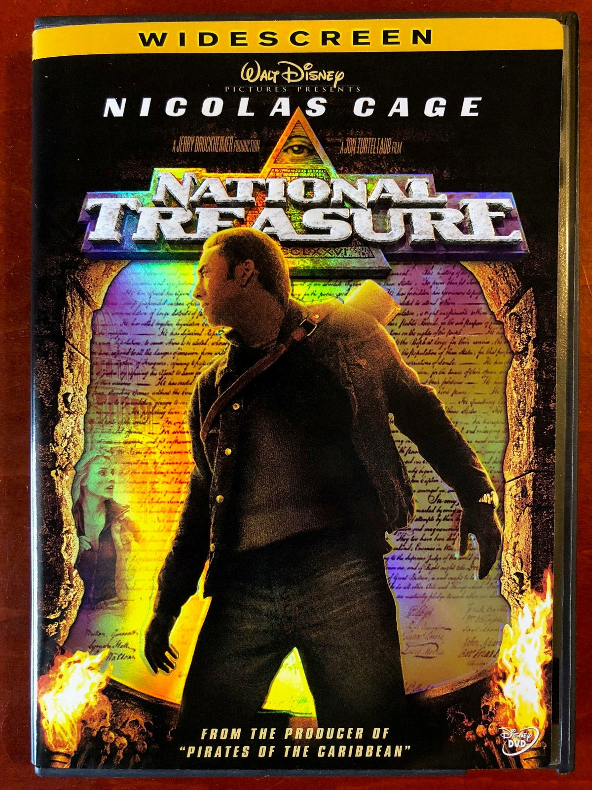 National Treasure (DVD, 2004, Widescreen, Disney) - L01