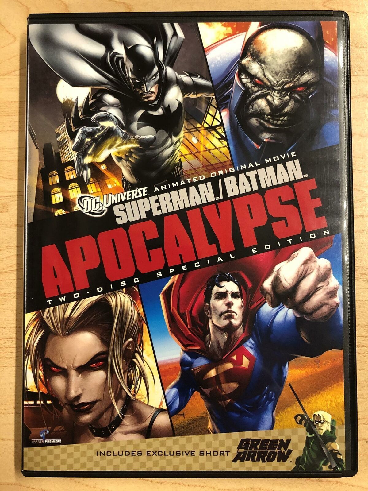 Superman Batman Apocalypse (DVD, DC Universe Animated, 2010) - K0303