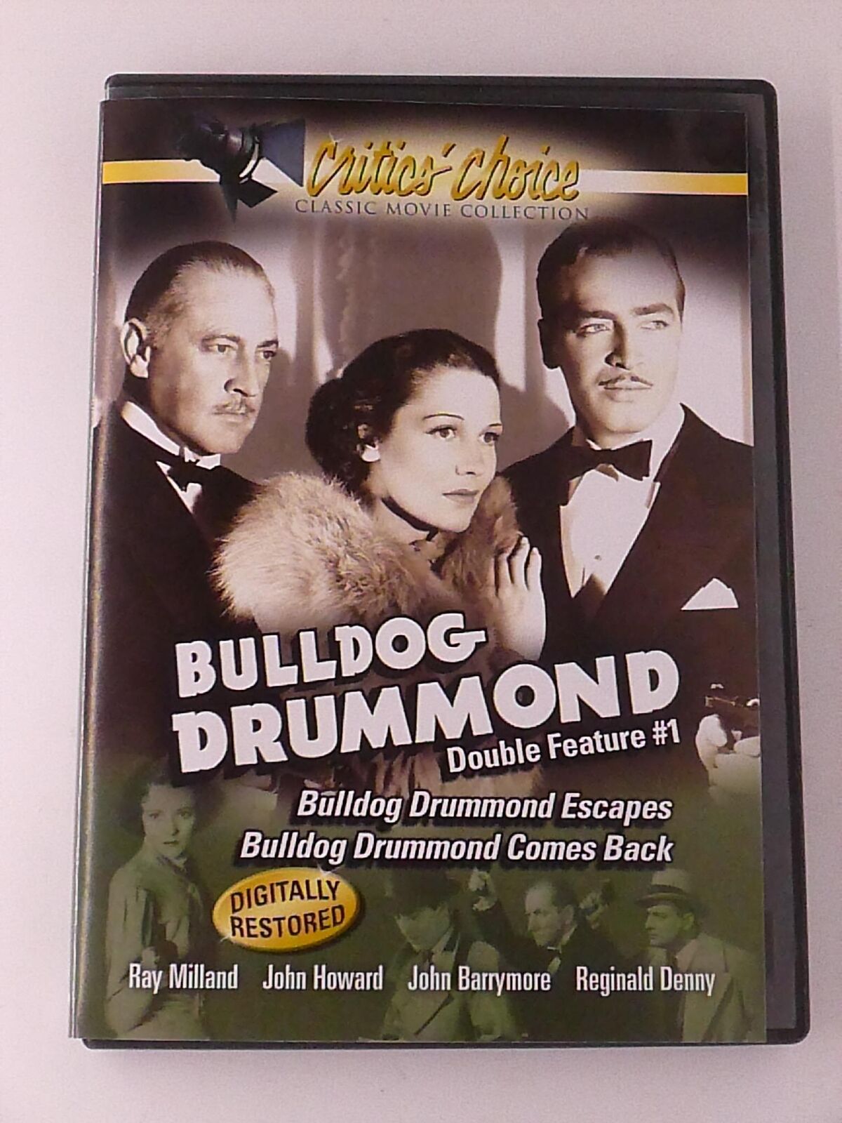 Bulldog Drummond - Escapes, Comes Back (DVD, double feature) - K7