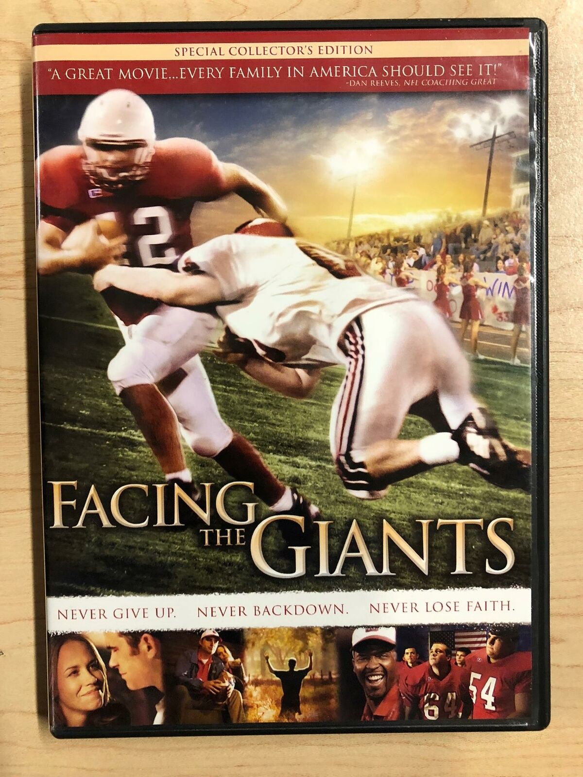 Facing the Giants (DVD, 2006, Special Collectors Edition) - K9