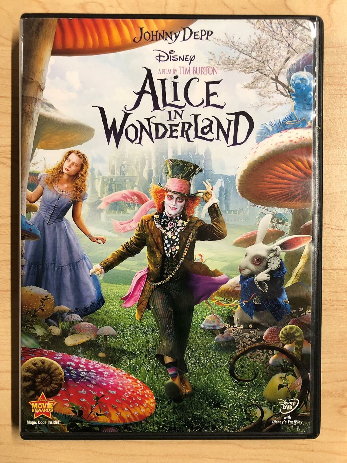 Alice in Wonderland (DVD, 2010, Disney) - L04