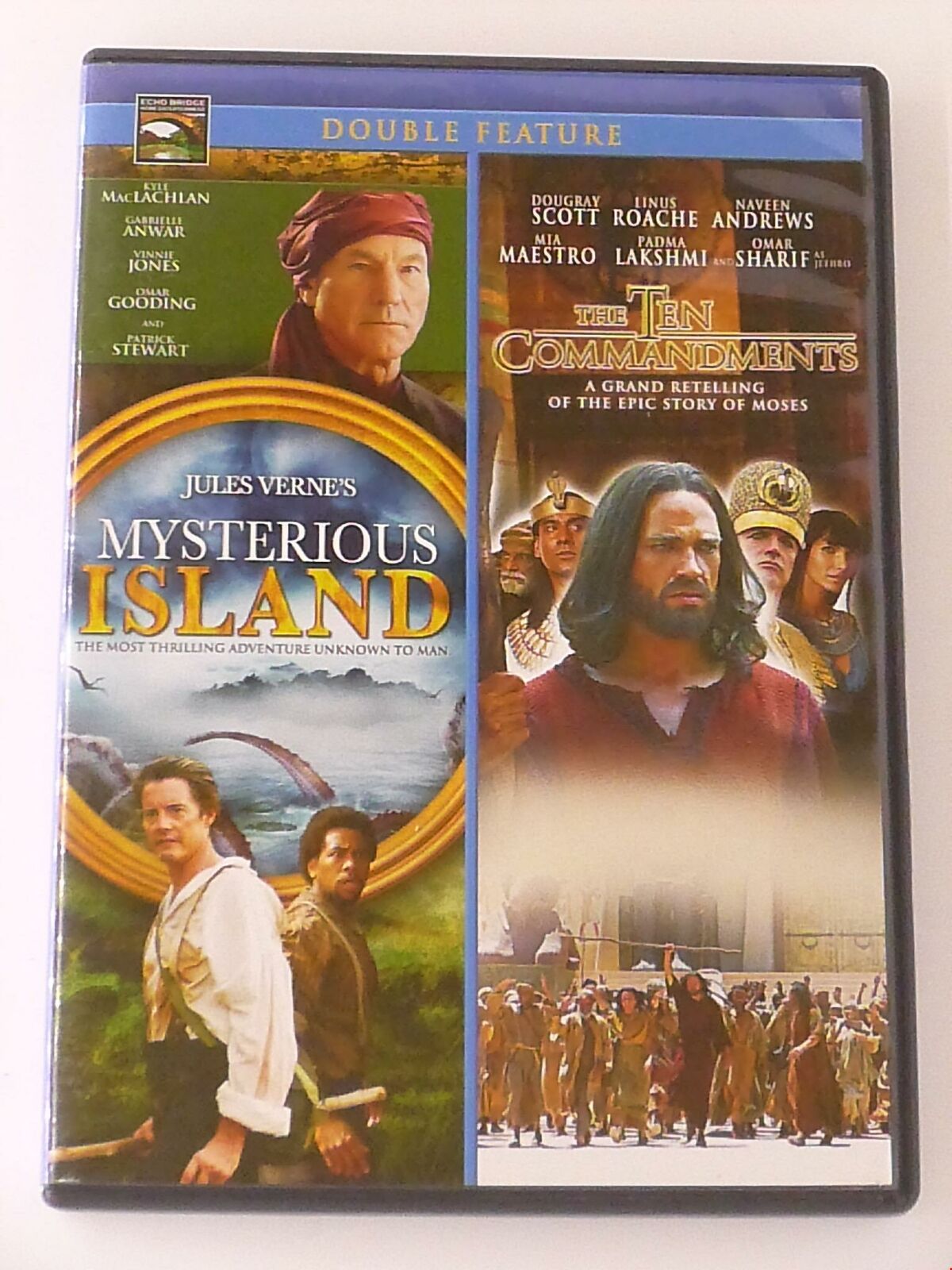 Mysterious Island - The Ten Commandments (DVD, 2-film) - L04