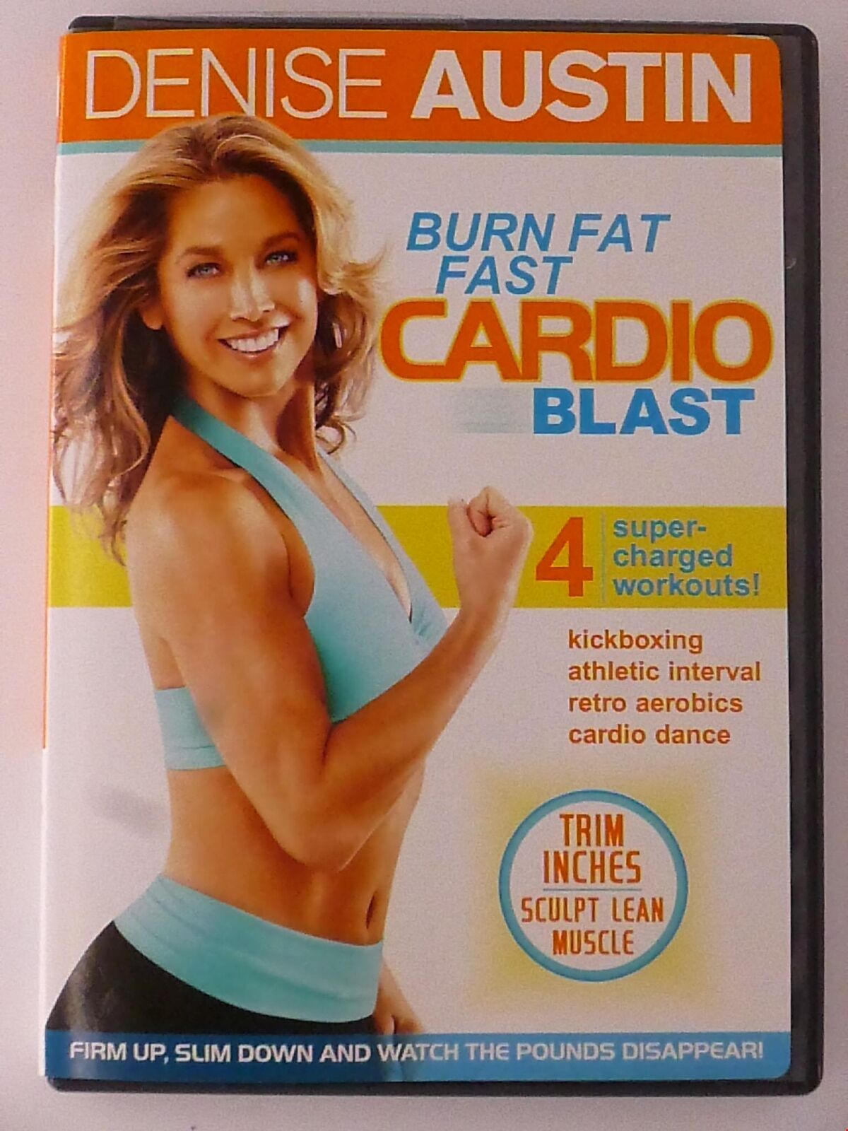 Denise Austin - Burn Fat Fast Cardio Blast (DVD, exercise) - J0409