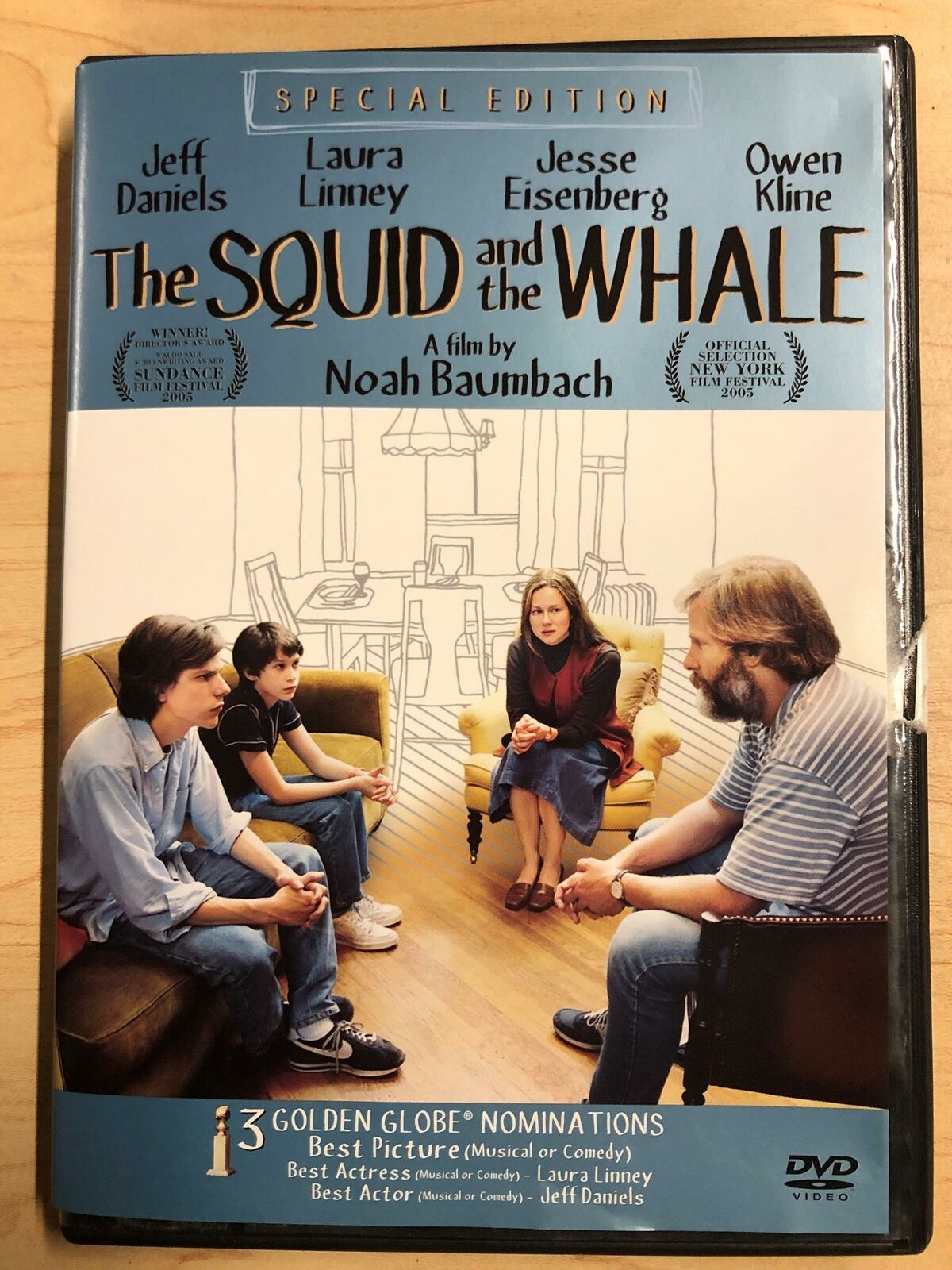 The Squid and the Whale (DVD, 2005, special edition) - H0516
