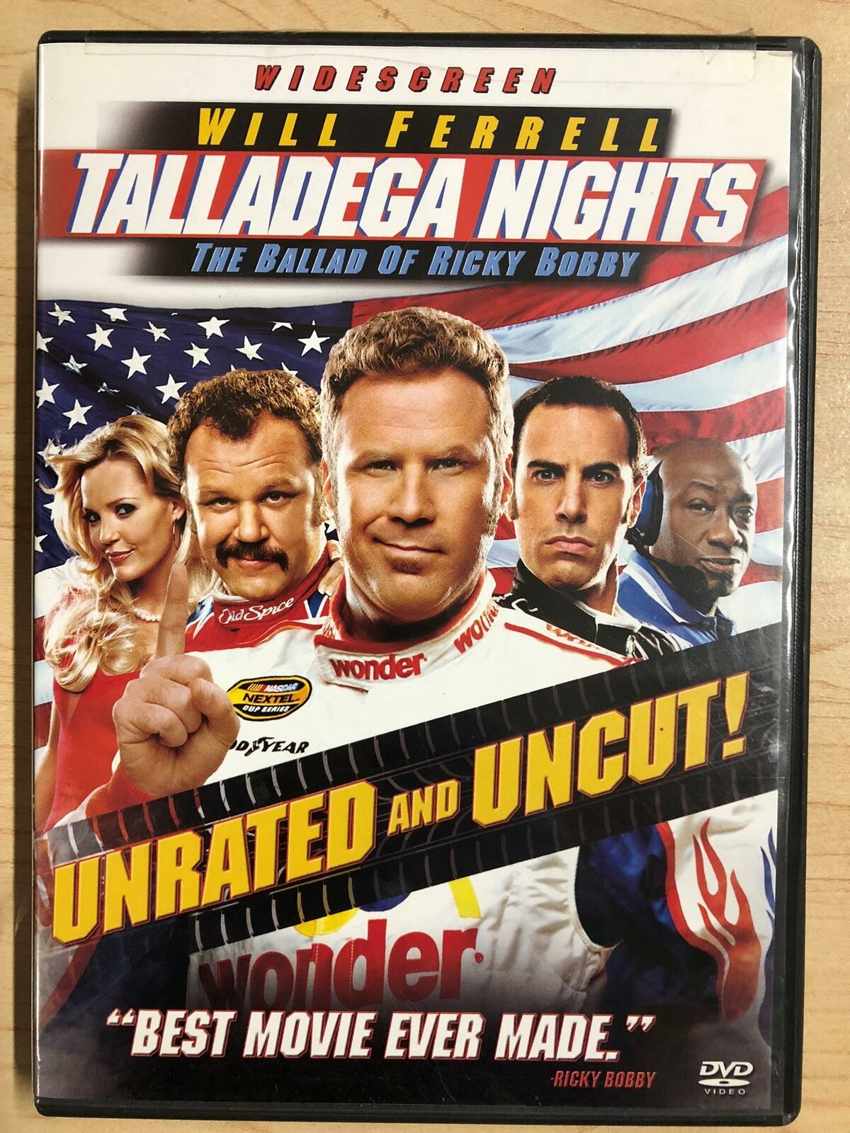 Talladega Nights - The Ballad of Ricky Bobby (DVD, Unrated, Widescreen) - K9