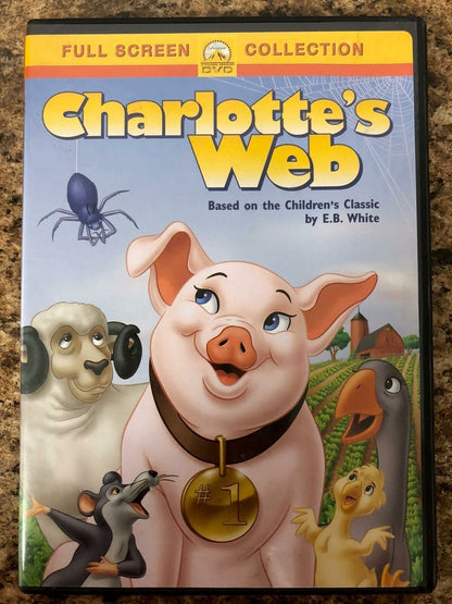 Charlottes Web (DVD, 1973, Full Screen Version) - L05