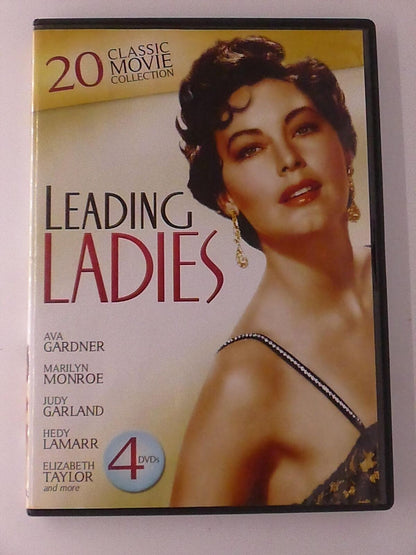 Leading Ladies (DVD, 20 Movies, Gardner, Monroe, Garland, LaMarr) - K7