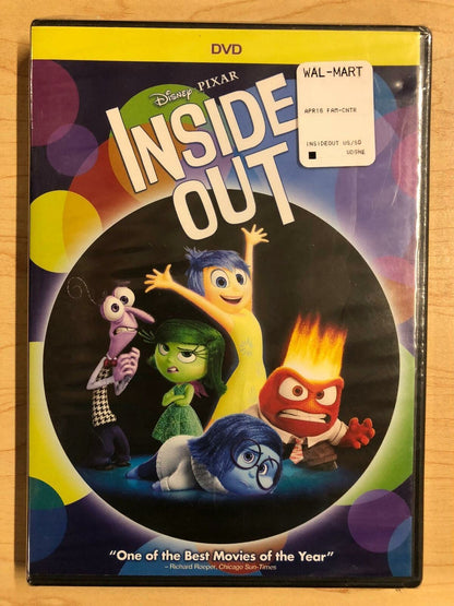 Inside Out (DVD, 2015, Disney Pixar) - NEW25