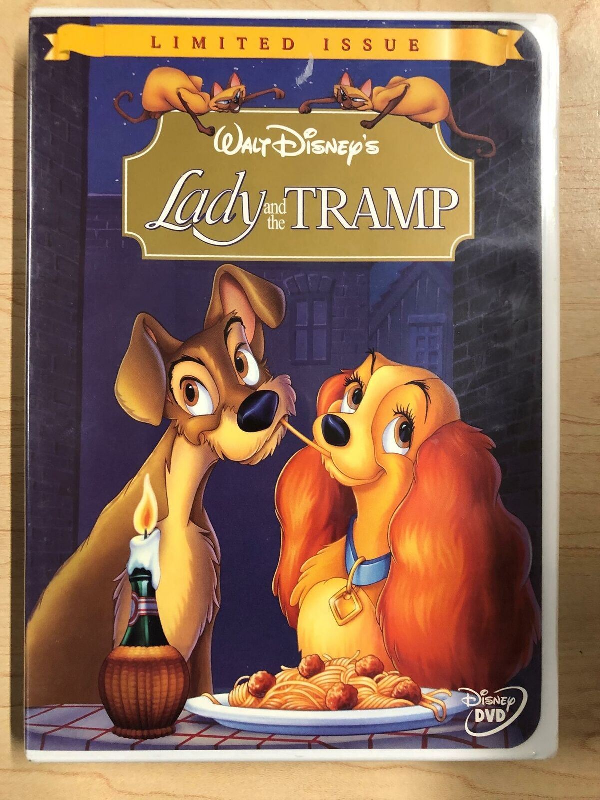 Lady and the Tramp (DVD, Disney, Limited Issue, 1955) - K8