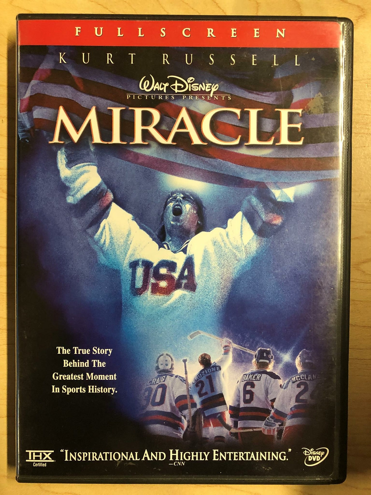 Miracle (DVD, 2004, Full Frame, Disney) - L04
